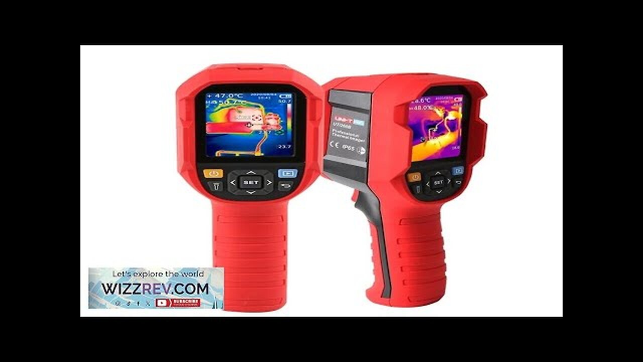 UNI-T UTi260B 256*192 Pixel Infrared Thermal Imager -20~550°C Industrial Thermal Imaging Review