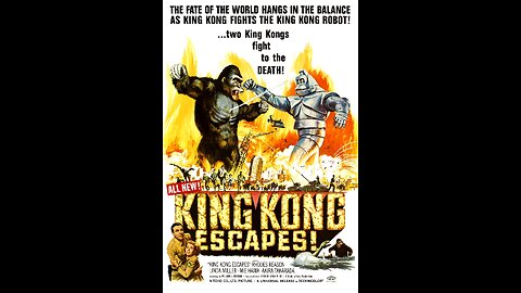 King Kong Escapes {colorized 4k } 1967 G 1h 36m
