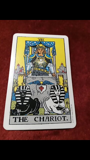 Tarot Card of the Afternoon: The Chariot!