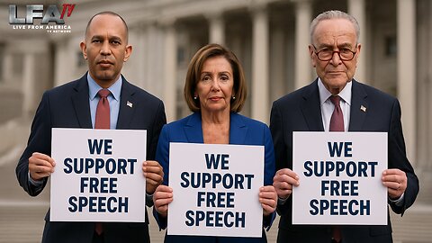 WHAT? NOW DEMS SUPPORT FREE SPEECH?