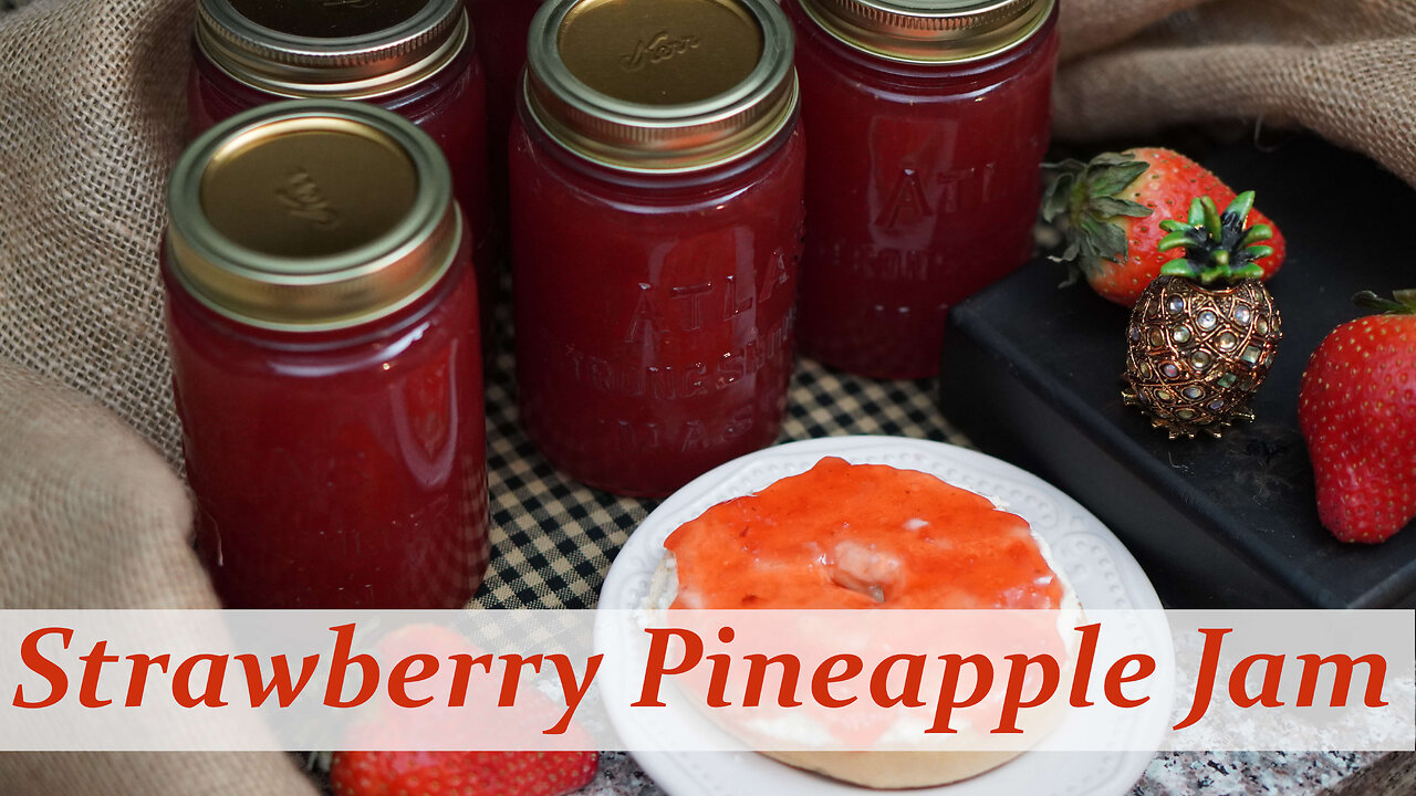 Easy Strawberry Pineapple Jam Canning Recipe