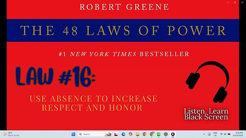 48 Laws of Power FULL Audiobook – Law #16: Use Absence to Increase Respect & Honor