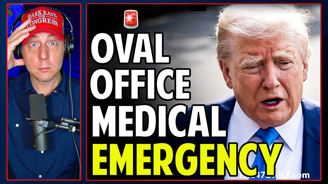 Medical Emergency Throws TRUMP's Press Conference Into Chaos!