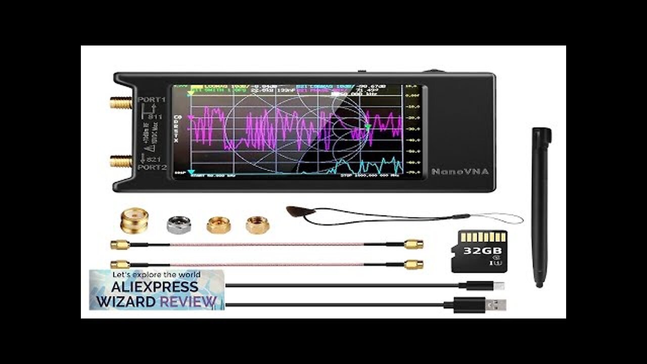 NanoVNA-H4 Antennenanalysator 10kHz-1,5GHz – Vekt Produktbild-Vorschau 2