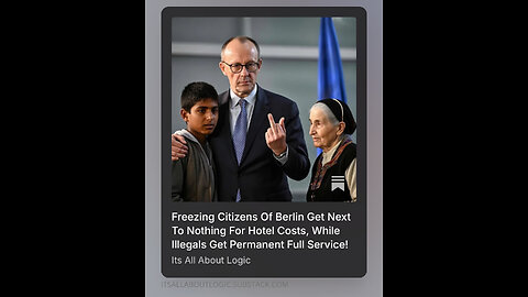Freezing Citizens Of Berlin Get Next To Nothing For Hotel Costs, Illegals Get Permanent Full Service