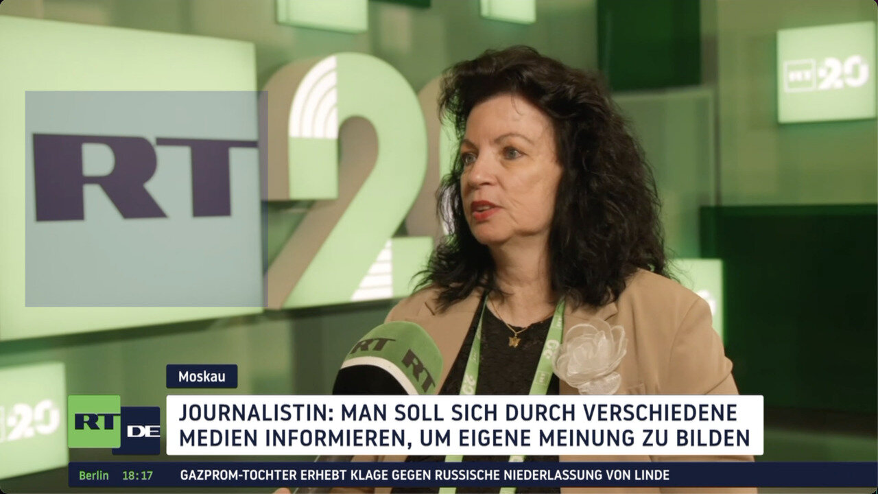 20 Jahre RT – Journalistin hebt Bedeutung alternativer Berichterstattung hervor