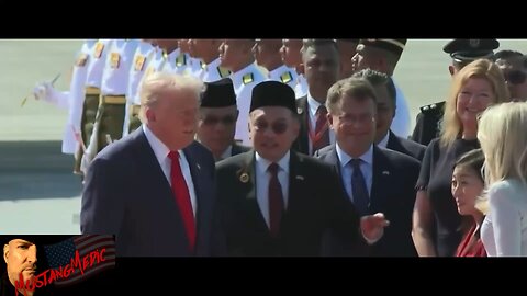 BREAKING NEWS:📣 President Trump welcomed in Malaysia.🇲🇾