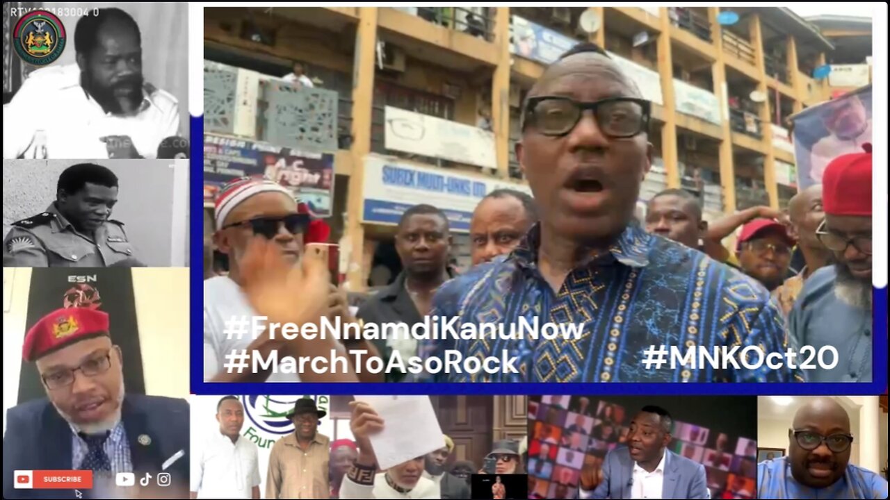Sowore Mobilizes #FreeNnamdiKanuNow at UTC Market Abuja Crowd Ready for Aso Rock March