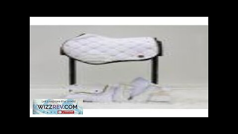 ROYAL EQUESTRIAN JUMP SADDLE PAD WHITE GOLD FULL Review