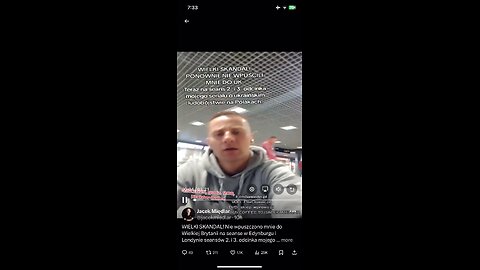 In Polish :Jacek Miedlar stopped from entering UJ (he made film about crimes byUkrainians :Bandera)