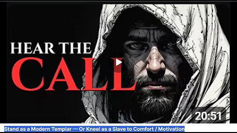 STAND MODERN TEMPLAR or KNEEL SLAVE!