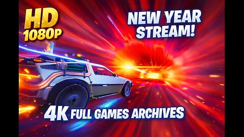 I'm driving the delorian into the new year, Fortnite new year Stream | HD1080p 120FPS -No Commentary
