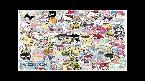 100Pcs Cute Stickers Pack Kawaii Stickers Anime Stickers Decals Assorteds Kawaii Sticker Review