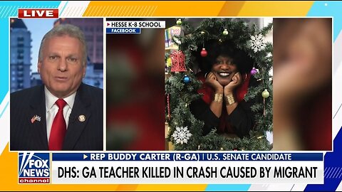 Rep Buddy Carter: Democrats Have Georgians Blood On Their Hands