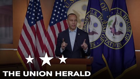 House Democratic Leader Jeffries Holds a Press Conference on the 30th Day of the Government Shutdown