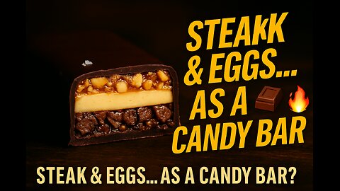 Steak & Eggs Caramel Crunch Bar 🍫🔥 | FlavorVille Candy Fusion S1E1