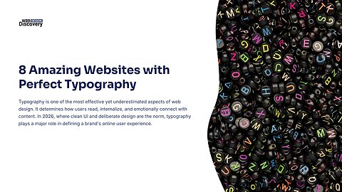 8 Amazing Websites with Perfect Typography