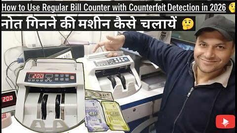 Best Note Counting Machine Dealers in Gandhi Nagar Delhi | Fake Note Detector
