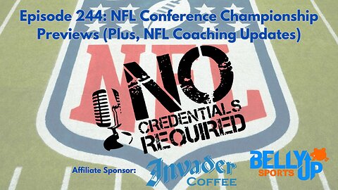 NFL Conference Championship Preview (Plus, NFL Coaching Updates)