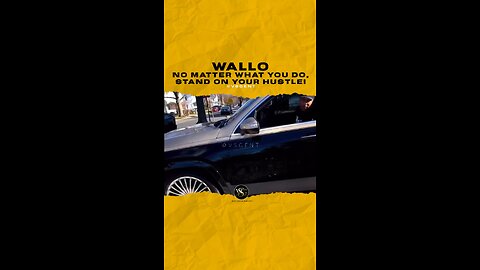 #wallo267 No matter what you do, stand on your hustle