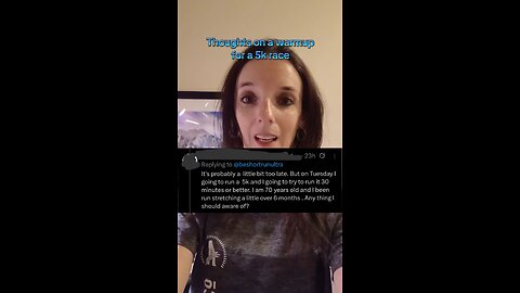 Thoughts on a 5k Race Warmup