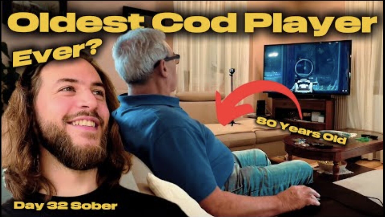 My 80 Year Old Grandad, The COD Legend🎮 (Day 32 Sober)