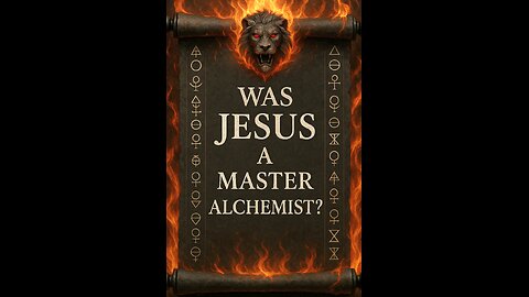 Was JESUS a MASTER ALCHEMIST ?