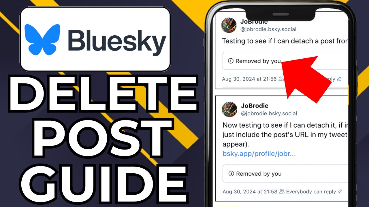 HOW TO DELETE POST ON BLUESKY SOCIAL