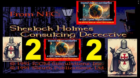 Sherlock Holmes Consulting Detective VOL 1 2/2 - TG-16 CD - Skwatter's Beat 'em and Cheat 'em!