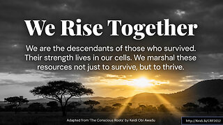 The Conscious Roots: Growth, Heritage, & Biology of Being Pt 4 - Participation & Growth