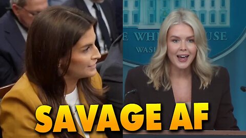 Karoline Leavitt just ENDED Kaitlan Collins' WHOLE CAREER...🔥🔥🔥
