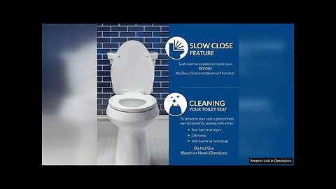 Mayfair Kendall Toilet Seat Slow Close Non Slip Premium Wood Easy Clean Review