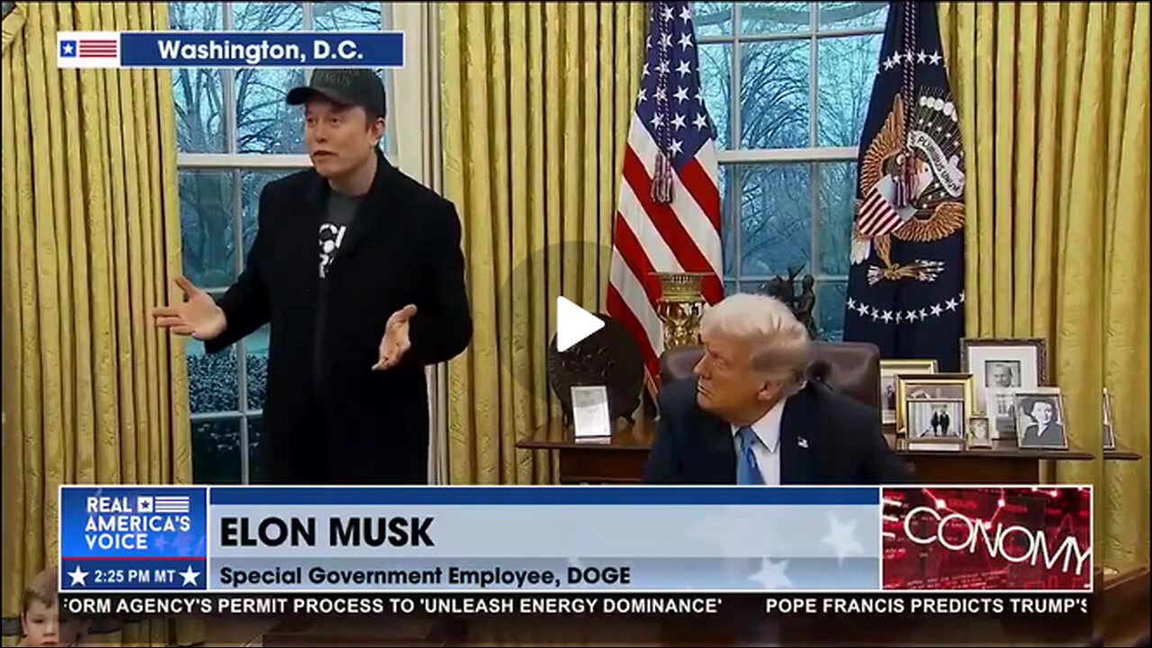 🚨 PRESIDENT TRUMP AND ELON MUSK IN THE OVAL OFFICE--Q&A