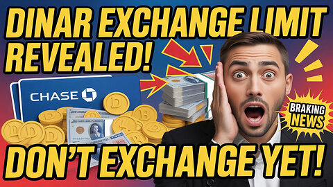 💰 Chase Bank’s Iraqi Dinar Exchange Limit Just Revealed! 💰Don’t Exchange Before Watching This! 🏦