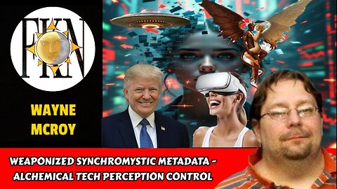 Weaponized Synchromystic Metadata - Alchemical Tech Perception Control | Wayne McRoy