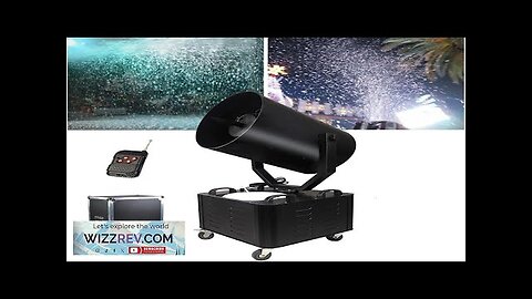 Flight Case 3000W Shaking Head Snow Machine Stage Light Effect Snow Making Review