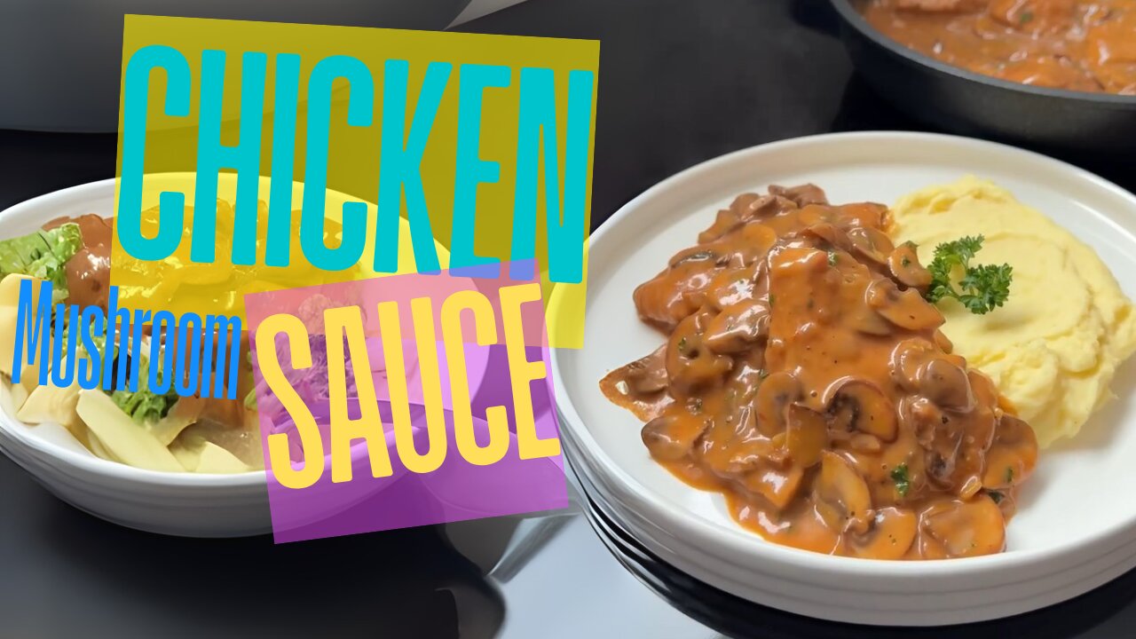 Chicken in Mushroom Sauce 🍗🍄