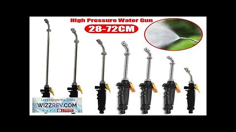 28-72cmHigh Pressure Water Gun Metal Water Gun Jet Garden Washer Hose Wand Review