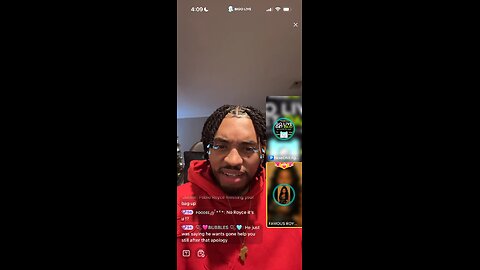 DREBABY UPSET PABLO MAY BE CONSIDERING JOINING ROYCE FAMILY?? ON BIGO LIVE