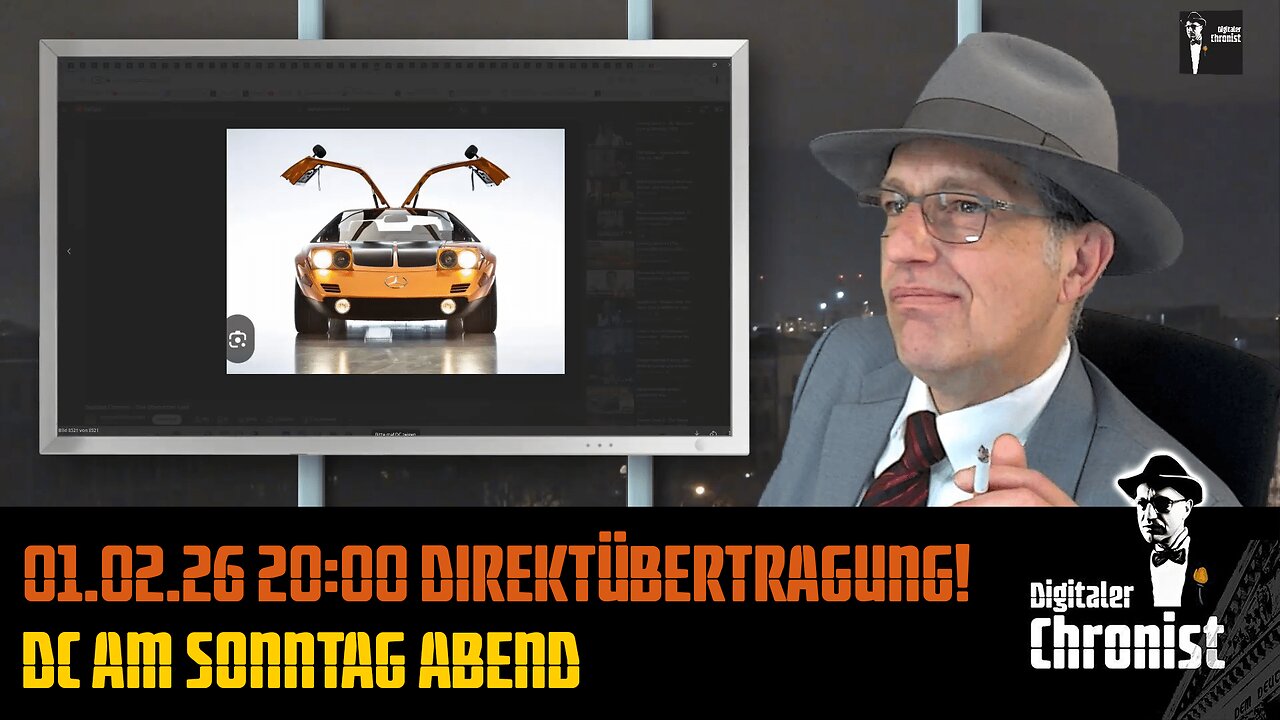 Aufzeichnung vom 01.02.26 Direktübertragung! DC am Sonntag Abend