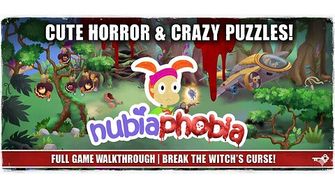 WACKY HORROR MEETS HILARIOUS PUZZLES! | NubiaPhobia | Gameplay | Walkthrough | Full Game