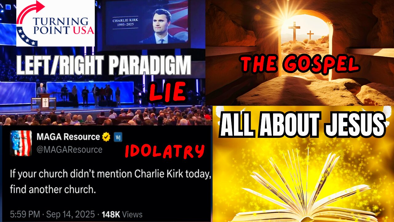 Why Are So-Called Christians Attaching Themselves To Charlie Kirk & Not Christ !