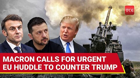 European Army In Making_ Macron Calls Crisis Summit As Trump Leaves EU_ Ukraine Out Of Putin Talks