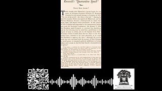 #OnThisDay October 5, 1937: Roosevelt’s Stand