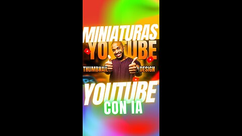 MINIATURAS DE YOUTUBE CON IA 🔥 rápida y gratis 2025 #miniaturadeyoutube