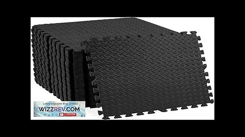 Signature Fitness Puzzle Exercise Mat with EVA Foam Interlocking Tiles for MMA Review