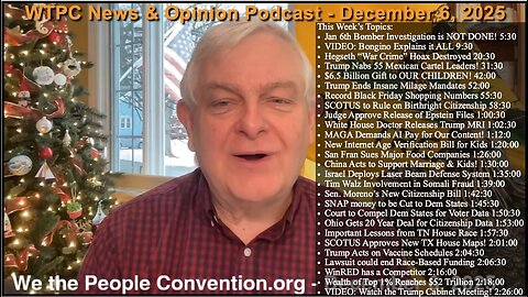 We the People Convention Weekly News & Opinion 12-6-25