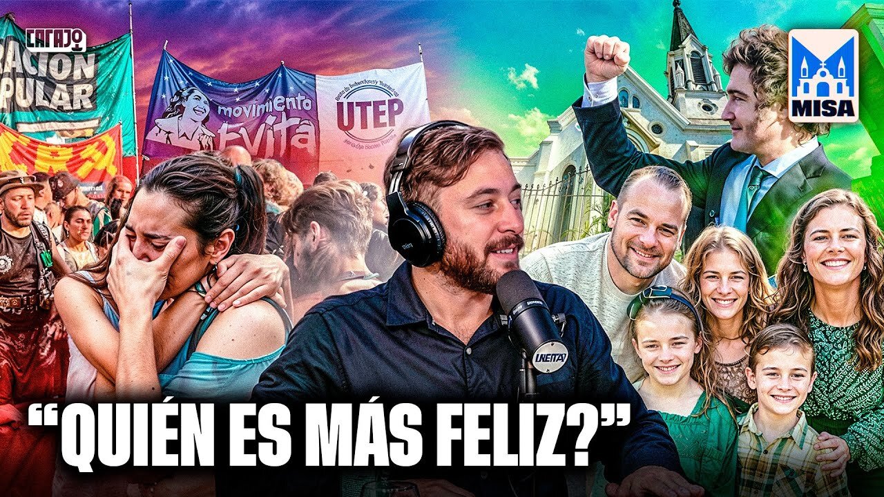 AGUSTIN LAJE DEMUESTRA QUE LOS ZURDOS SON INFELICES BASADOS EN UN ESTUDIO DE INVESTIGACIÓN - La Misa