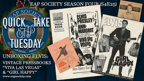 Unboxing Elvis: Viva Las Vegas / Girl Happy Pressbooks! (Quick Take Tuesday) S04E25