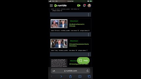 Rumble Won’t Update my Thumbnails